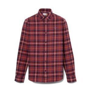 Timberland Men's Mid-weight Flannel Check Shirt - Size XXL